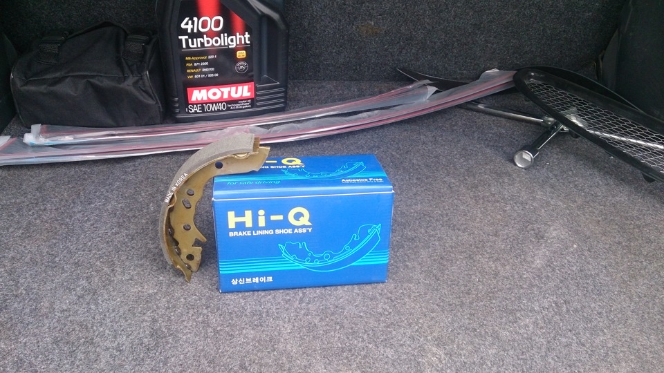 HI-Q задние колодки — Hyundai Accent (2G), 1,5 л, 2005 года ...