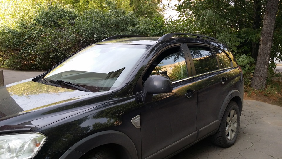 Дефлекторы на окна — Chevrolet Captiva (1G), 2,4 л, 2007 года ...