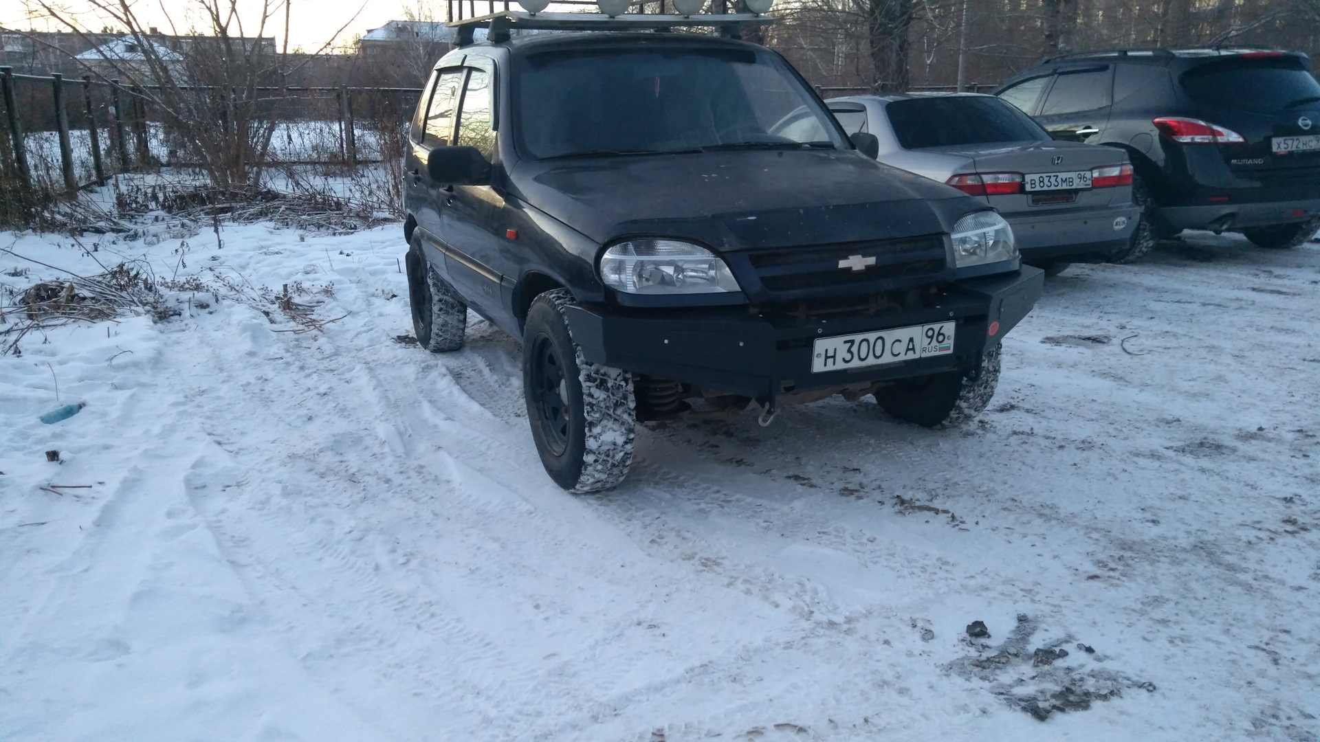 Chevrolet Niva le с силовыми бамперами