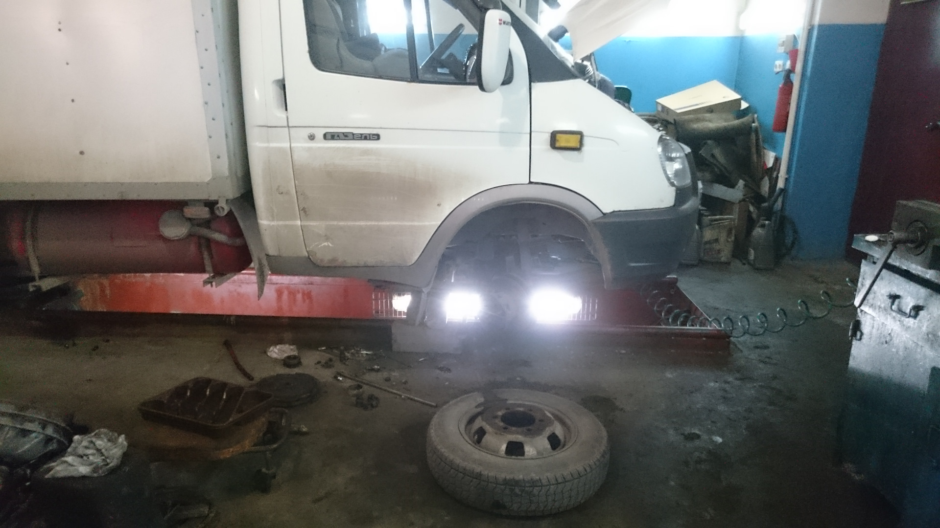 Ремонт коробки, замена шкворней и прочего… — ГАЗ Газель, 2,4 л, 2008 ...