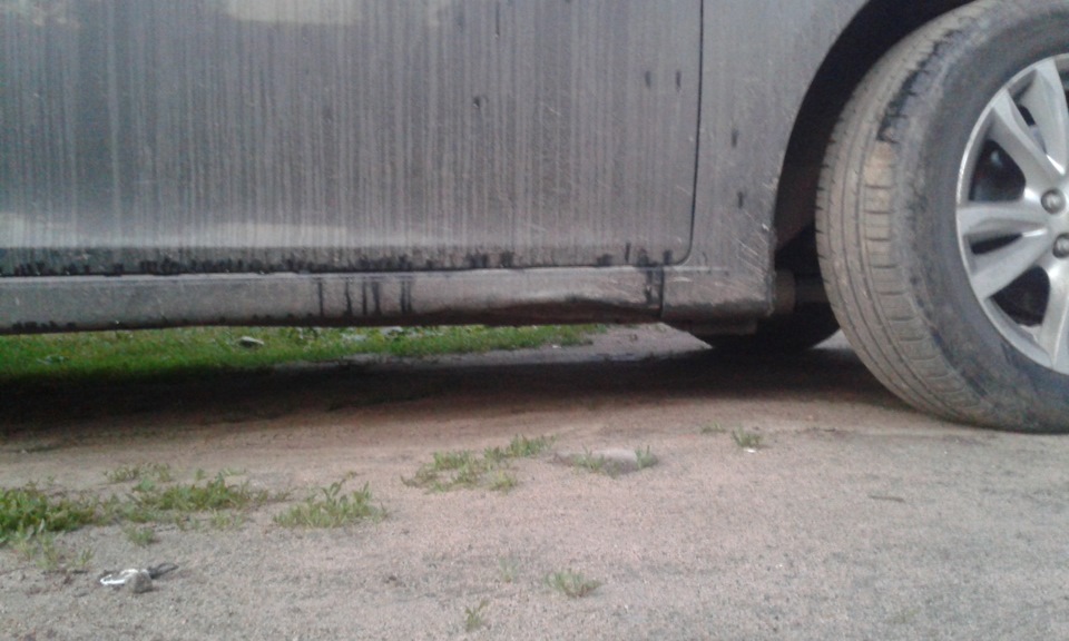 Порог помял! — Chevrolet Cruze (1G), 1,6 л, 2013 года | поломка | DRIVE2