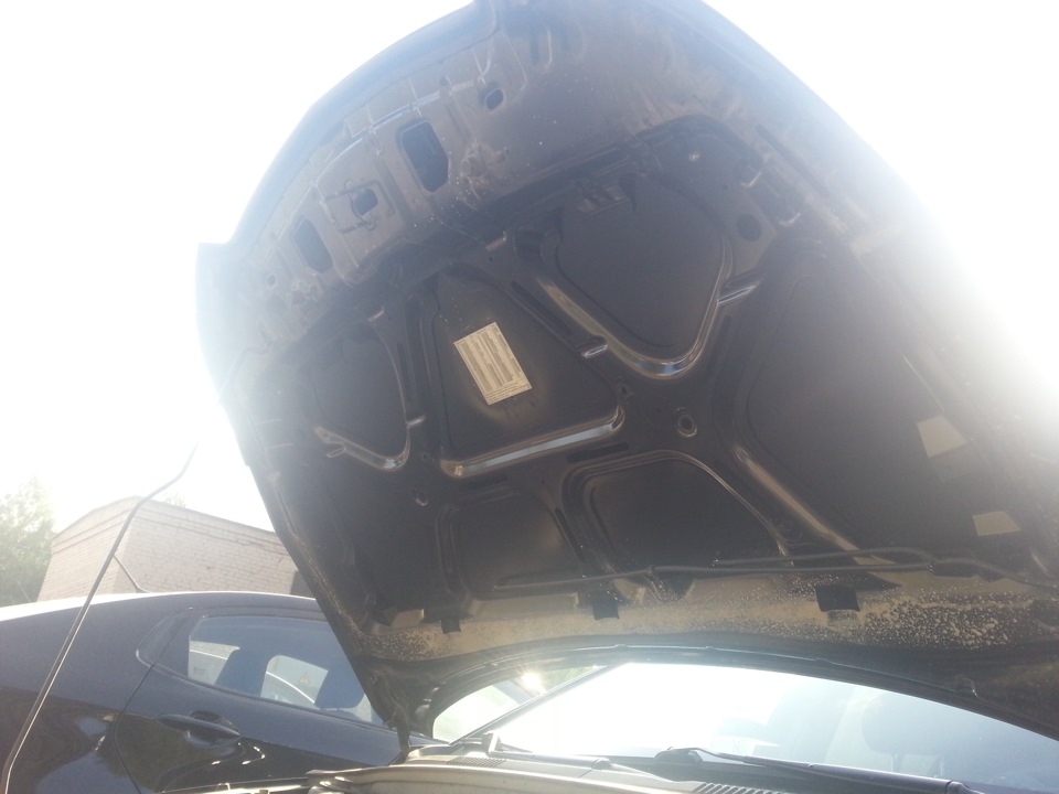Шумоизоляция капота — Chevrolet Cruze (1G), 1,8 л, 2012 года | своими ...