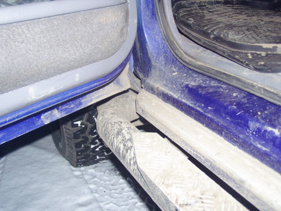 самодельные пороги — Ford Explorer (1G), 4 л., 1994 года | тюнинг | DRIVE2