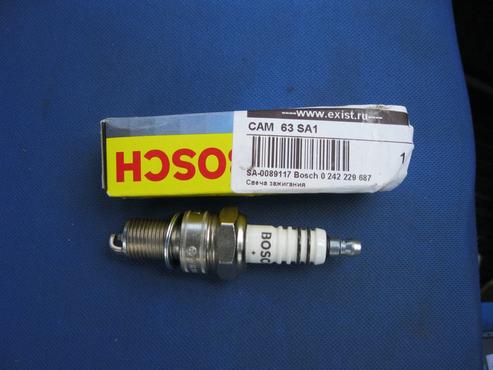 0242229687 Свеча зажигания BOSCH | Запчасти на DRIVE2