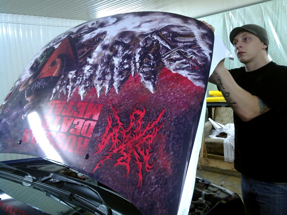 Рисунок на капот — Lifan Solano, 1,6 л, 2012 года | стайлинг | DRIVE2