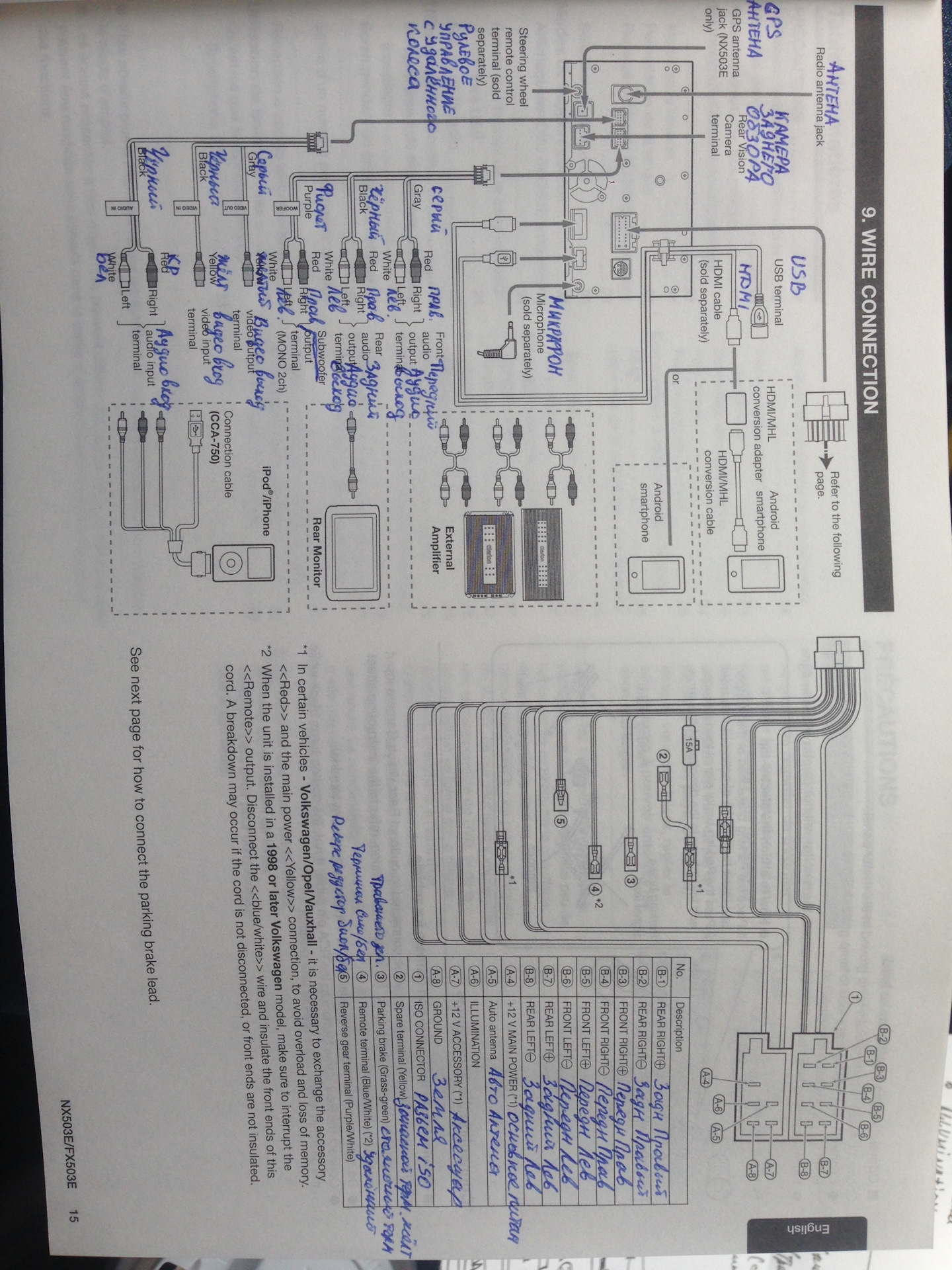 Перезагружается магнитола clarion nx503e