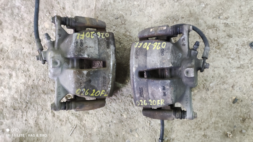 Суппорта 314мм + скобы на Volkswagen Golf Mk6, Volkswagen Jetta VI ...