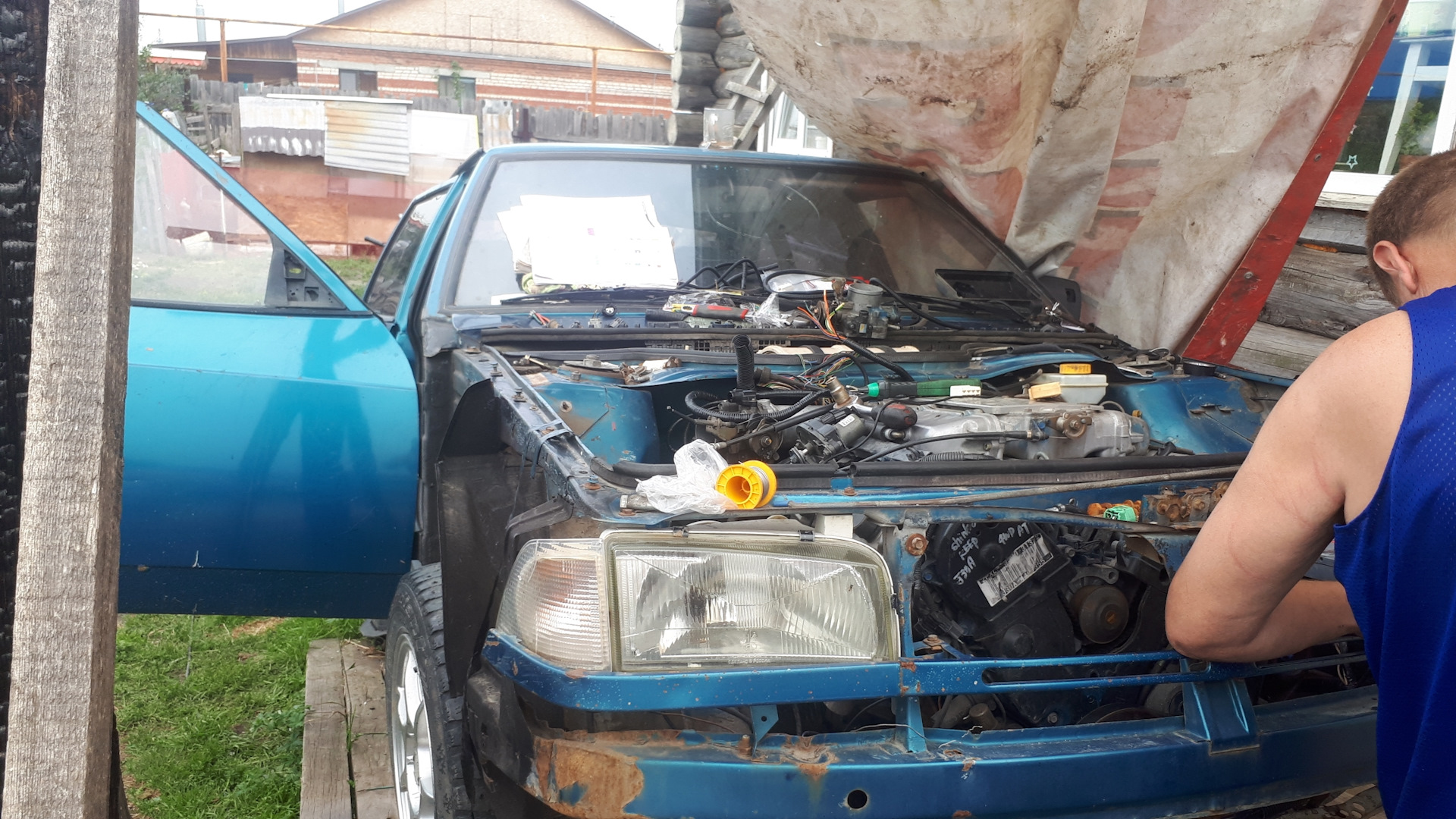 Подготовка электрики часть 1 — Москвич 2141, 2 л, 1998 года ...