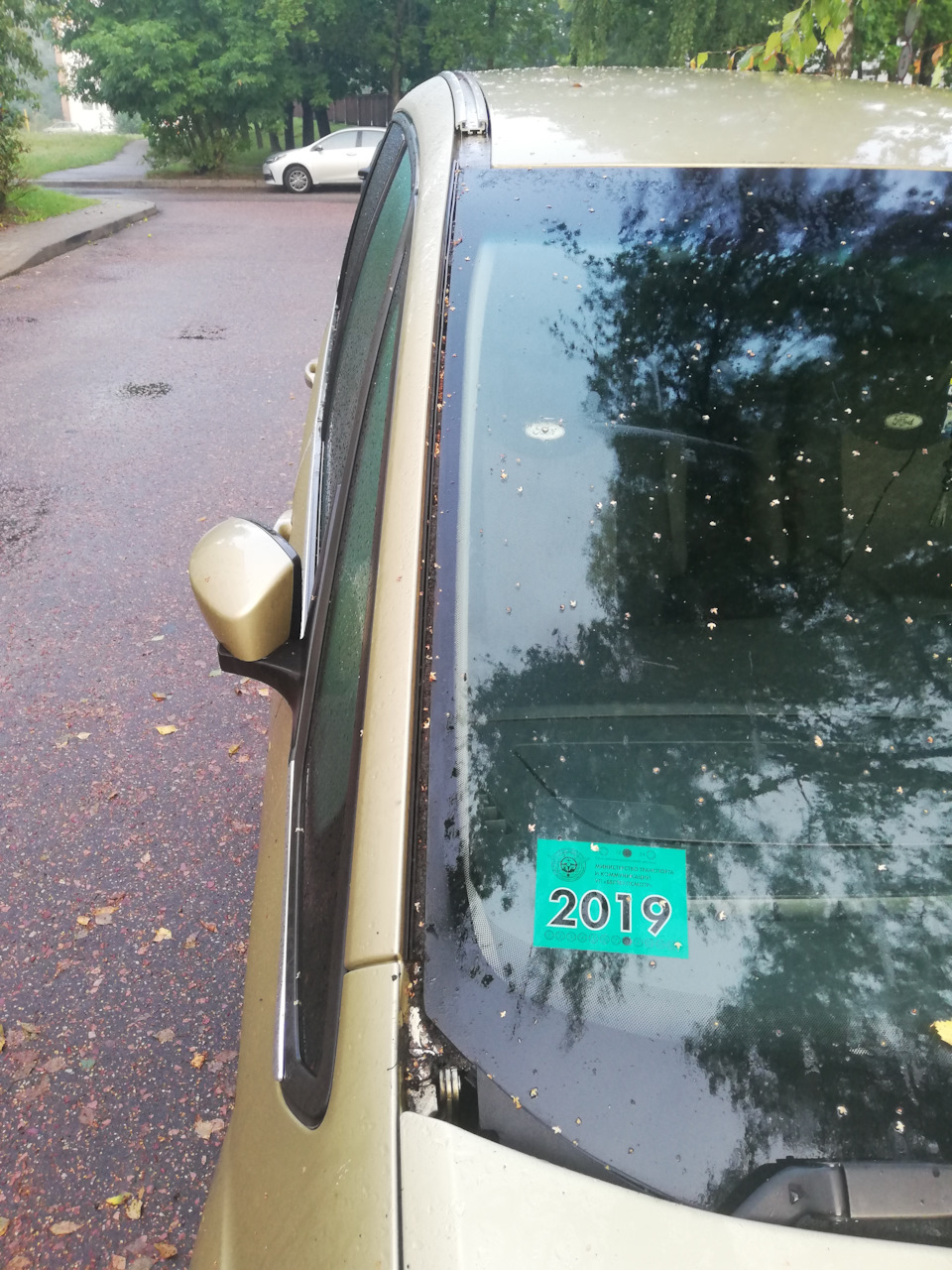 потерял молдинг лобового стекла (правый) — Ford Galaxy (Mk III), 1,8 л ...
