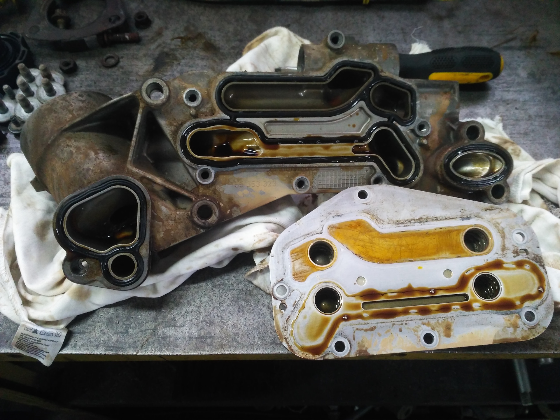 Снова теплообменник. Замена масла. Замена хомута пыльника ШРУСа. — Opel ...