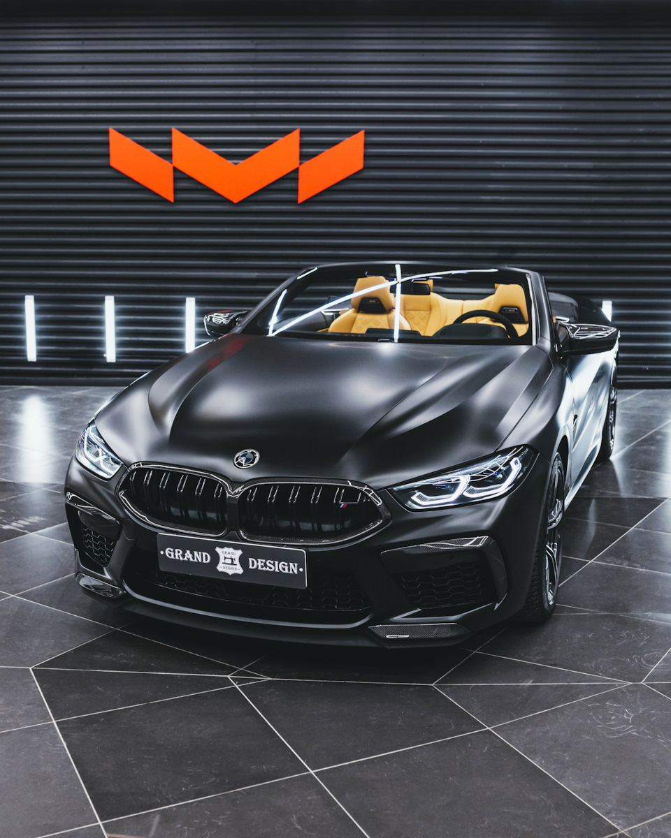 Оклейка кузова BMW M8 Competition Cabrio виниловой пленкой — Grand Design  на DRIVE2