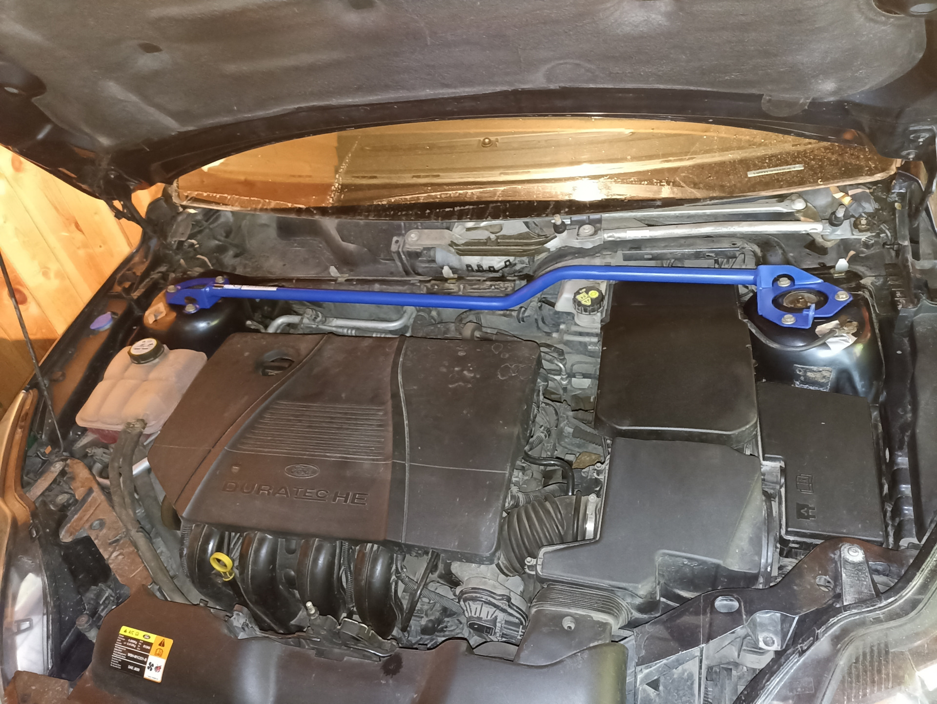 # 20. Установка растяжки передних стоек от ТехноМастер — Ford Focus ...