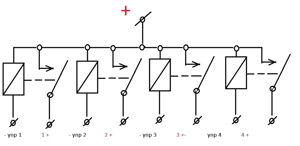 Схема переключатель полярности