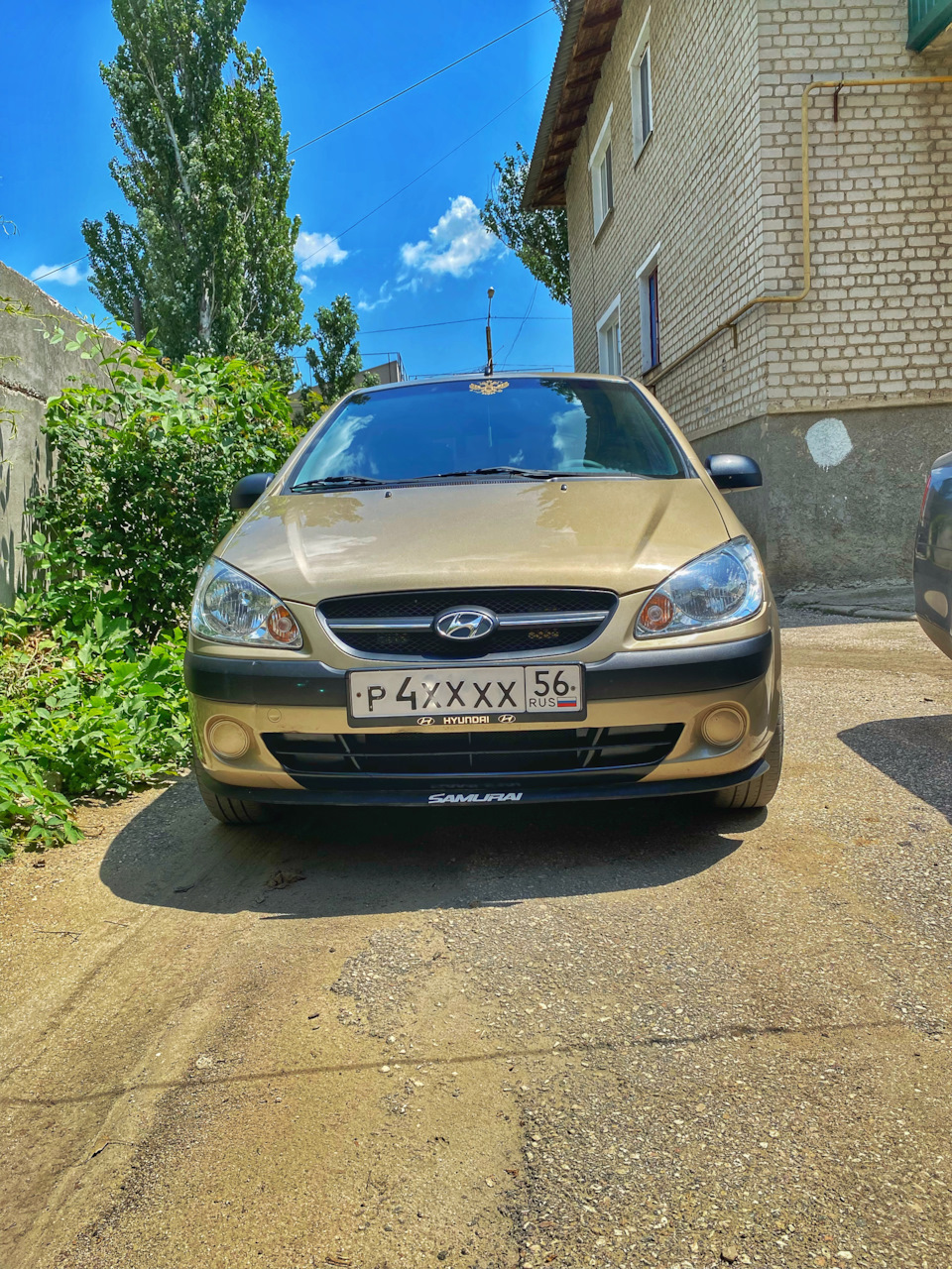 Покраска бамперов — Hyundai Getz, 1,4 л, 2008 года | стайлинг | DRIVE2