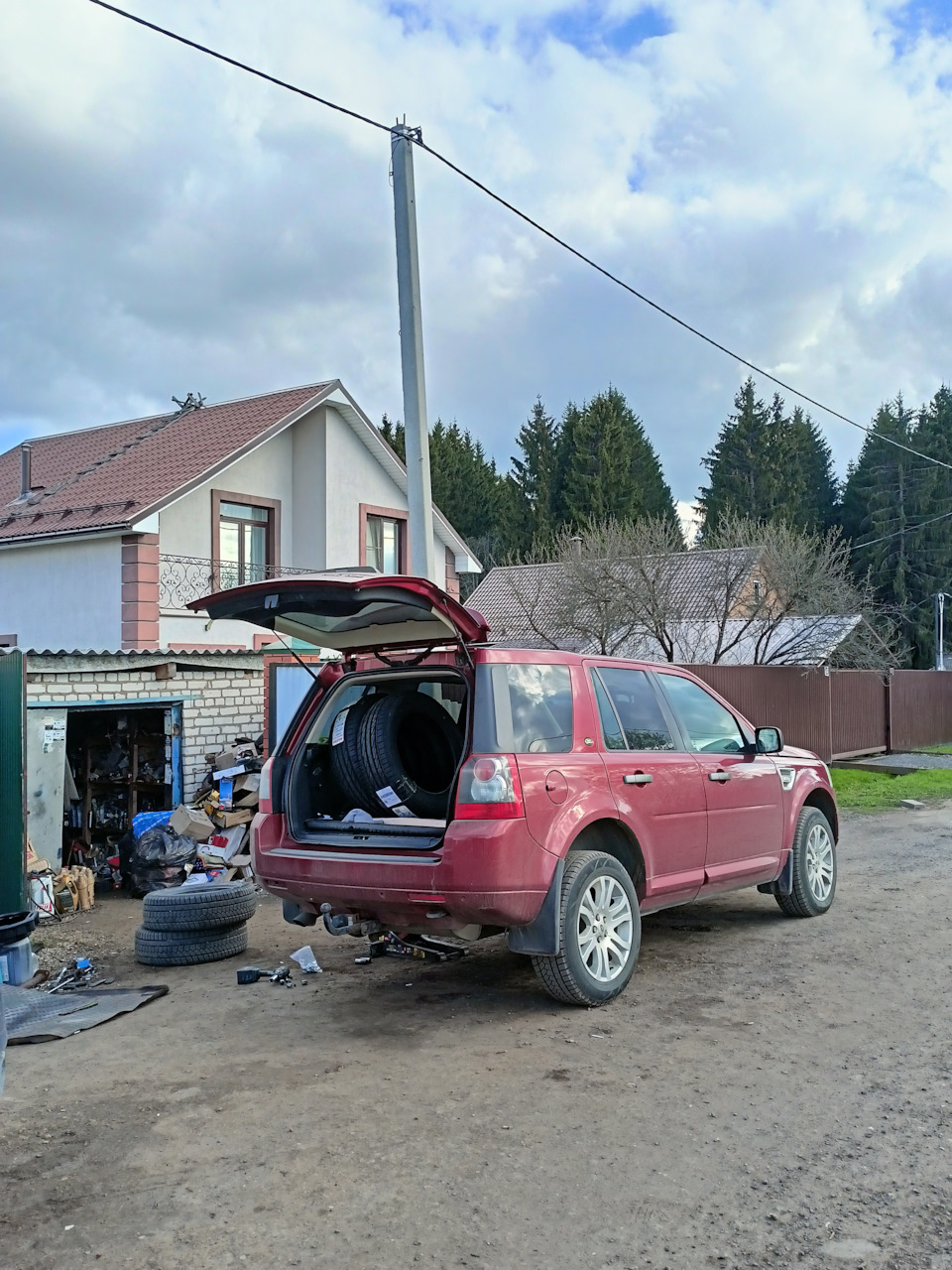 Шины, небольшое ТО и немного фото о жизни автомобиля — Land Rover  Freelander 2, 2,2 л, 2008 года | своими руками | DRIVE2