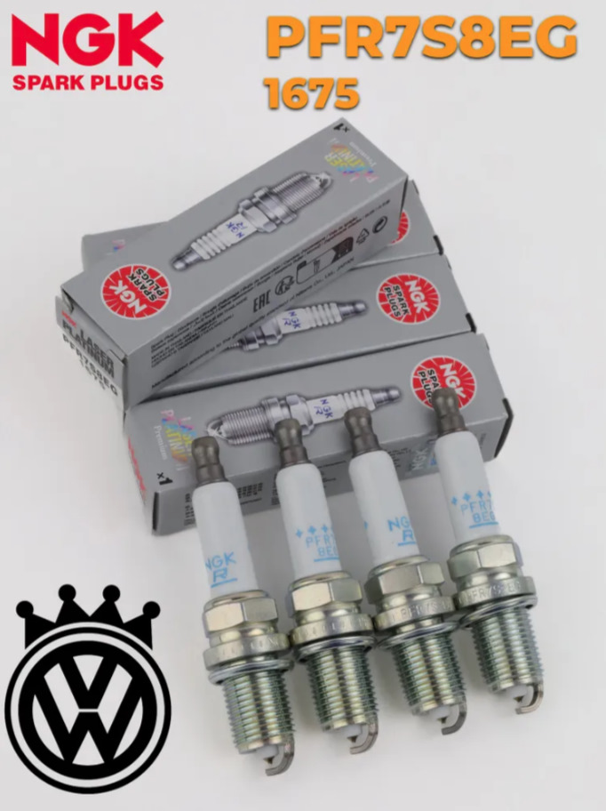 2-8PCSスパークプラグ交換用 PFR7S8EG(1675) BKR7E(6097) IFR7X7G