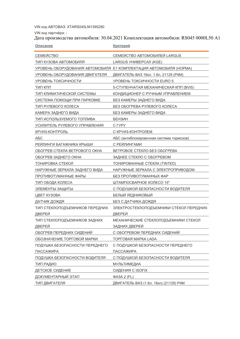 Личный кабинет LADA