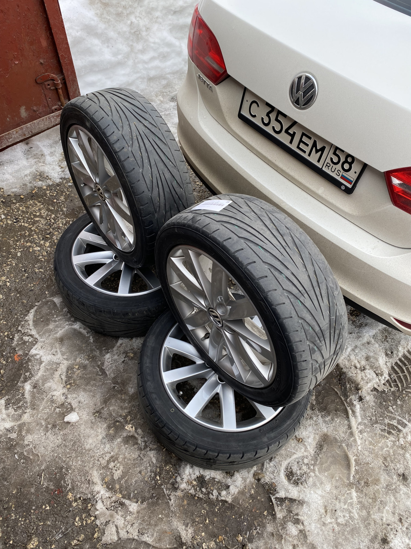 Диски на лето Porto R17 — Volkswagen Jetta VI, 1,6 л, 2012 года ...