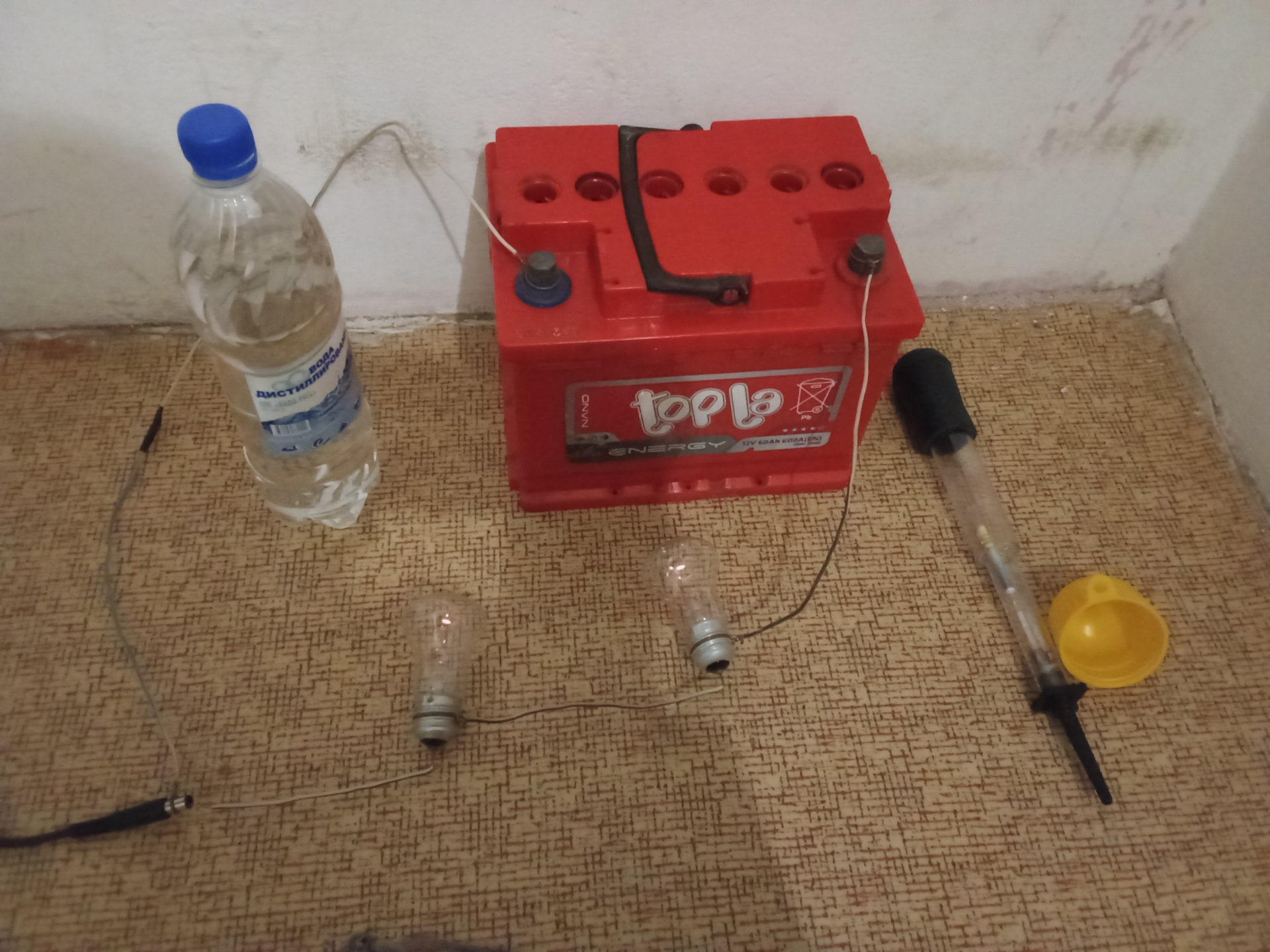 Зарядка АКБ от блока питания ноутбука. — Daewoo Nexia, 1,5 л, 2006 года ...