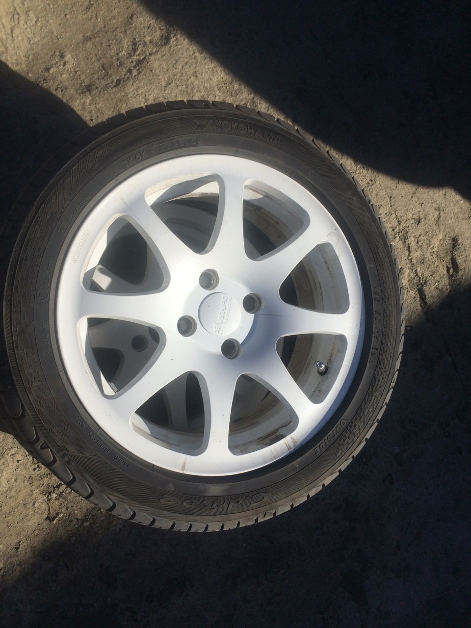 Шины летние Michelin 195/50 R15, кованые диски 6,5Jx15 ET-36 4x98. Б/у ...
