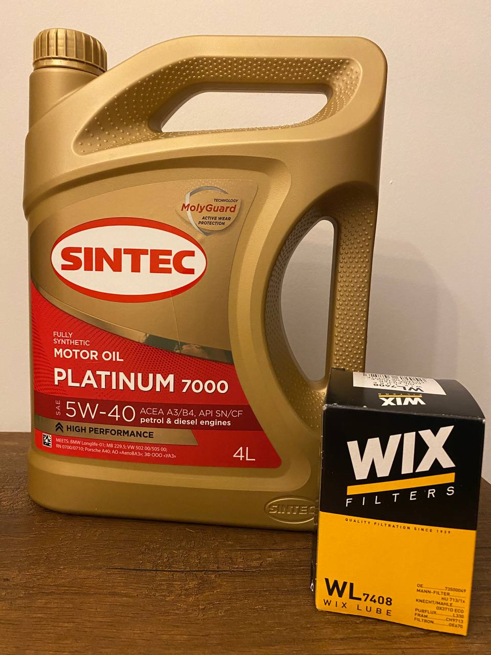 Sintec 7000 5w 30 oil club