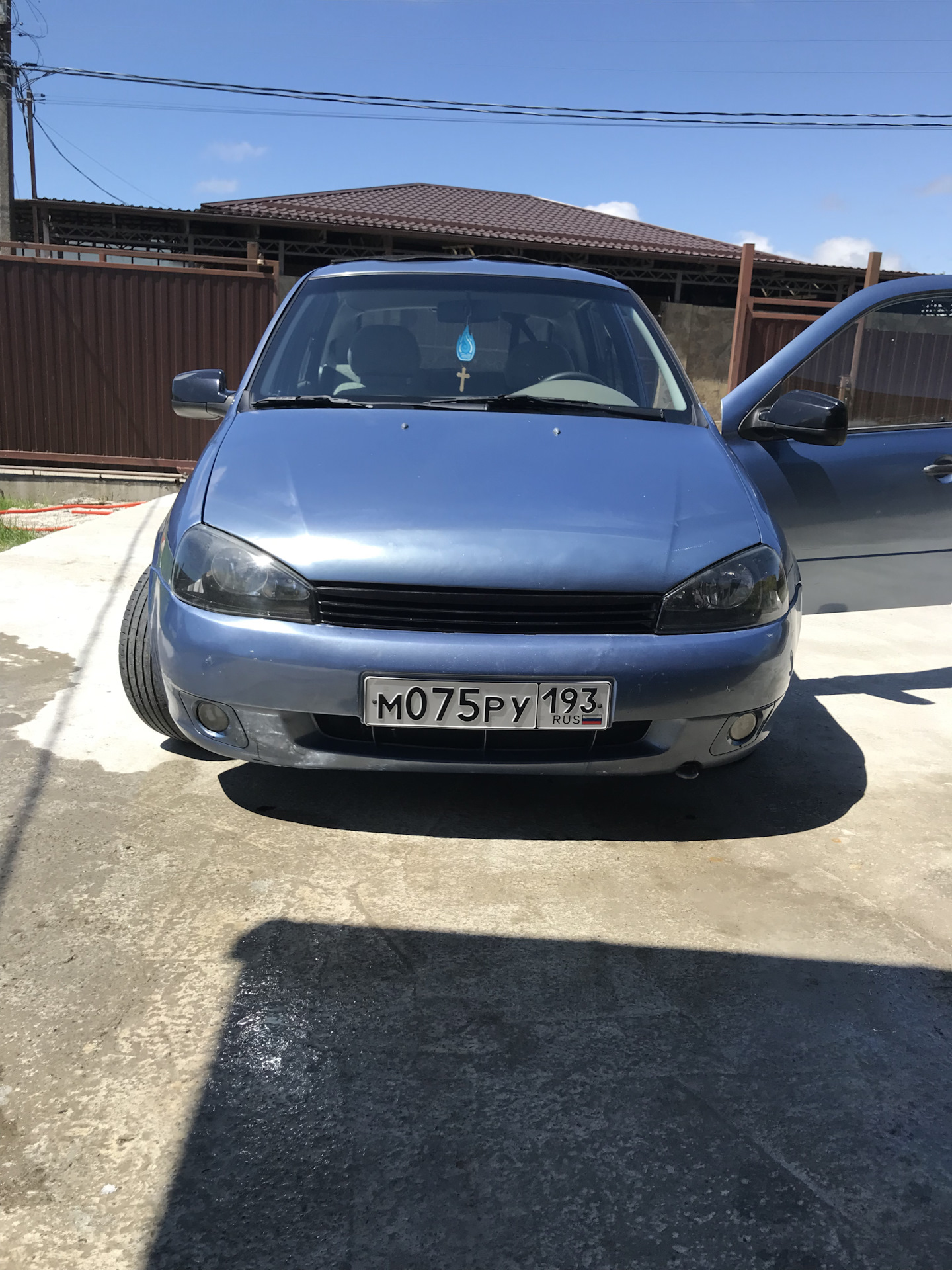 Чёрные маски фар калина — Lada Калина Хэтчбек (1G), 1,6 л, 2007 года ...