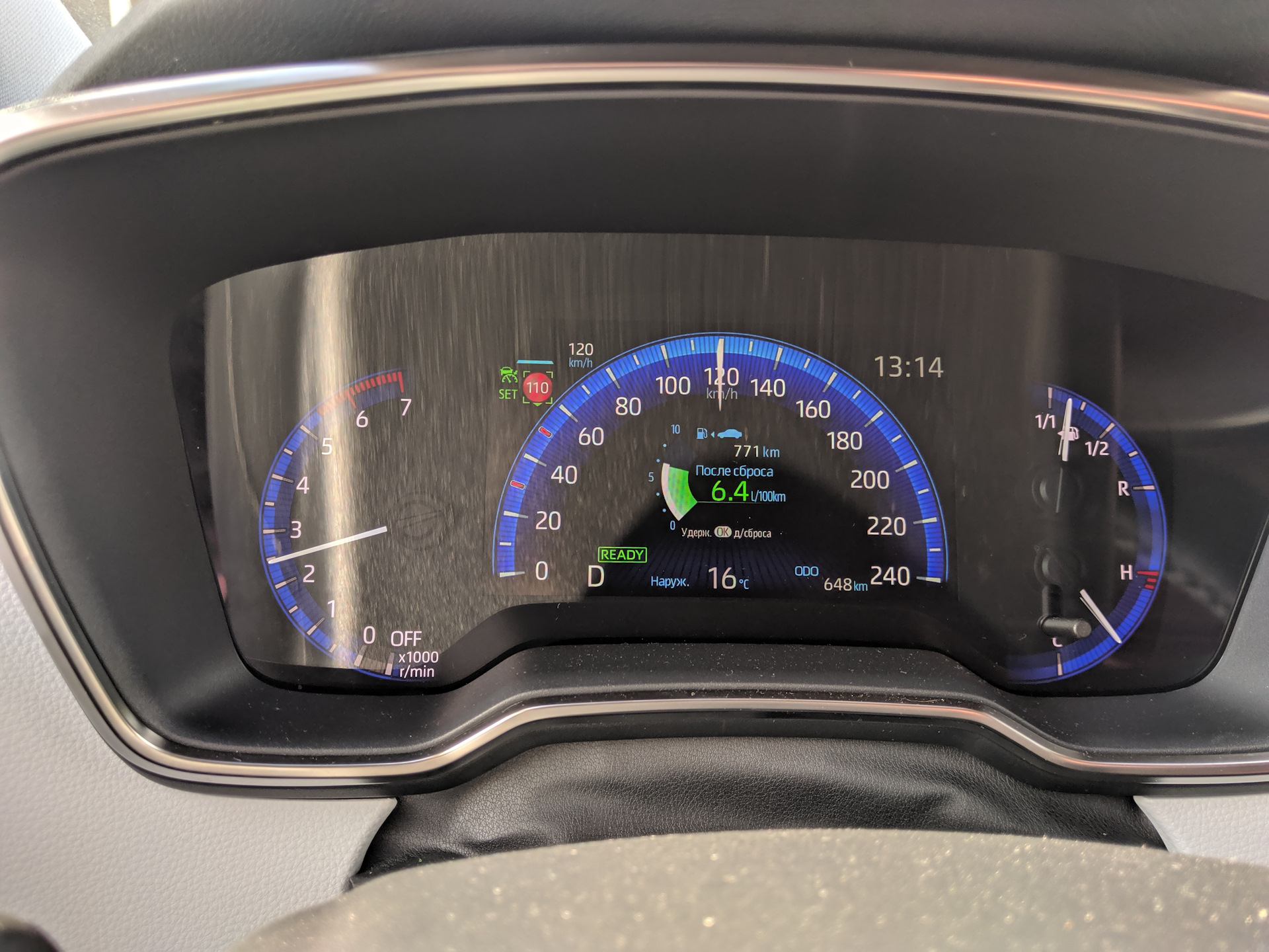 Расход топлива (трасса) — Toyota Corolla Touring, 1,8 л, 2019 года ...