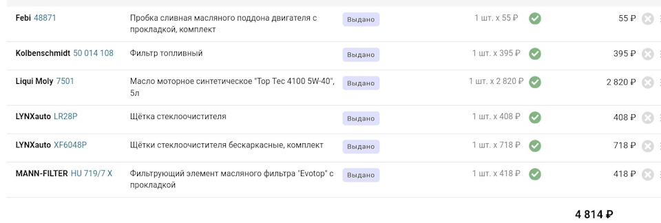Очередное ТО — Volkswagen Passat B6, 1,9 л, 2008 года | плановое ТО ...