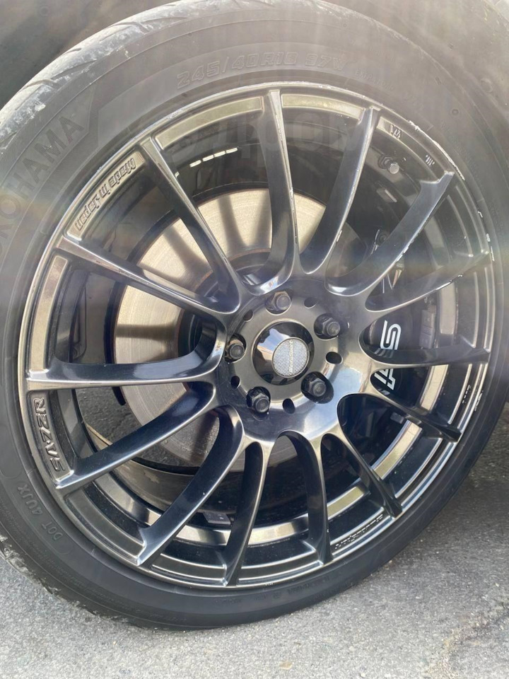 Шины летние Yokohama 245/40 R18, литые диски WedsSport 18 5x114,3 на ...