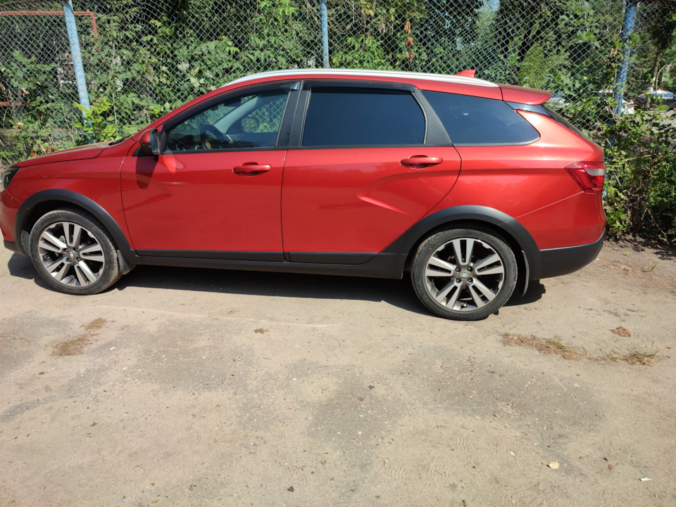 Увеличение клиренса задней оси — Lada Vesta SW Cross, 1,8 л, 2018 года ...