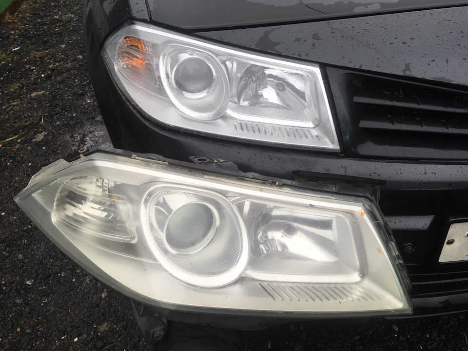 Новые фары — Renault Megane II, 1,6 л, 2008 года | запчасти | DRIVE2