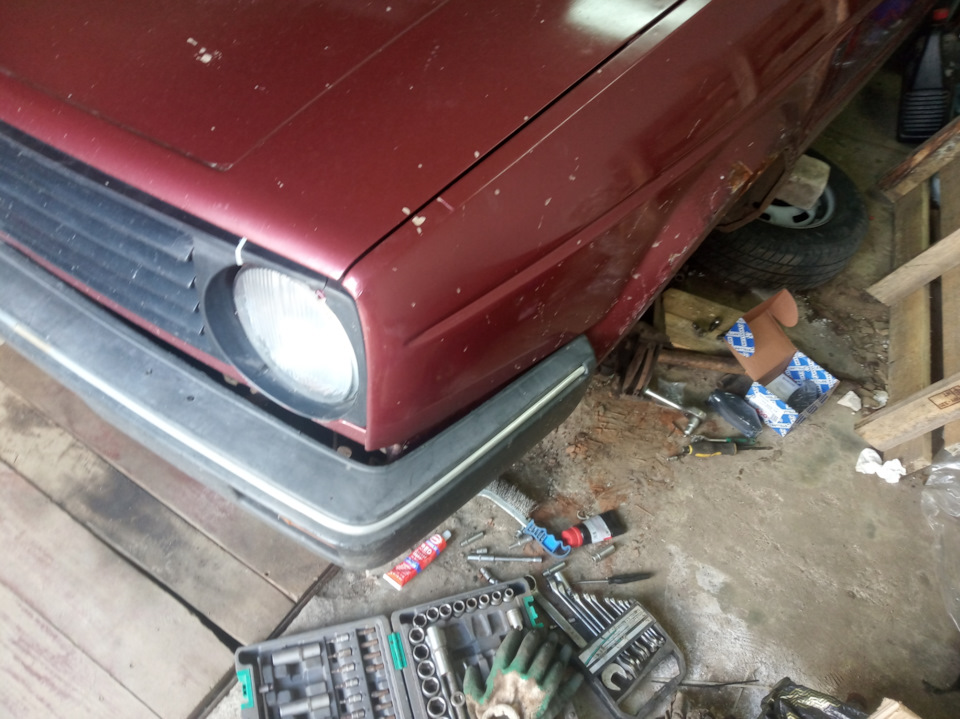Замена тормозных колодок гольф 2 — Volkswagen Golf Mk2, 1,6 л, 1988 ...