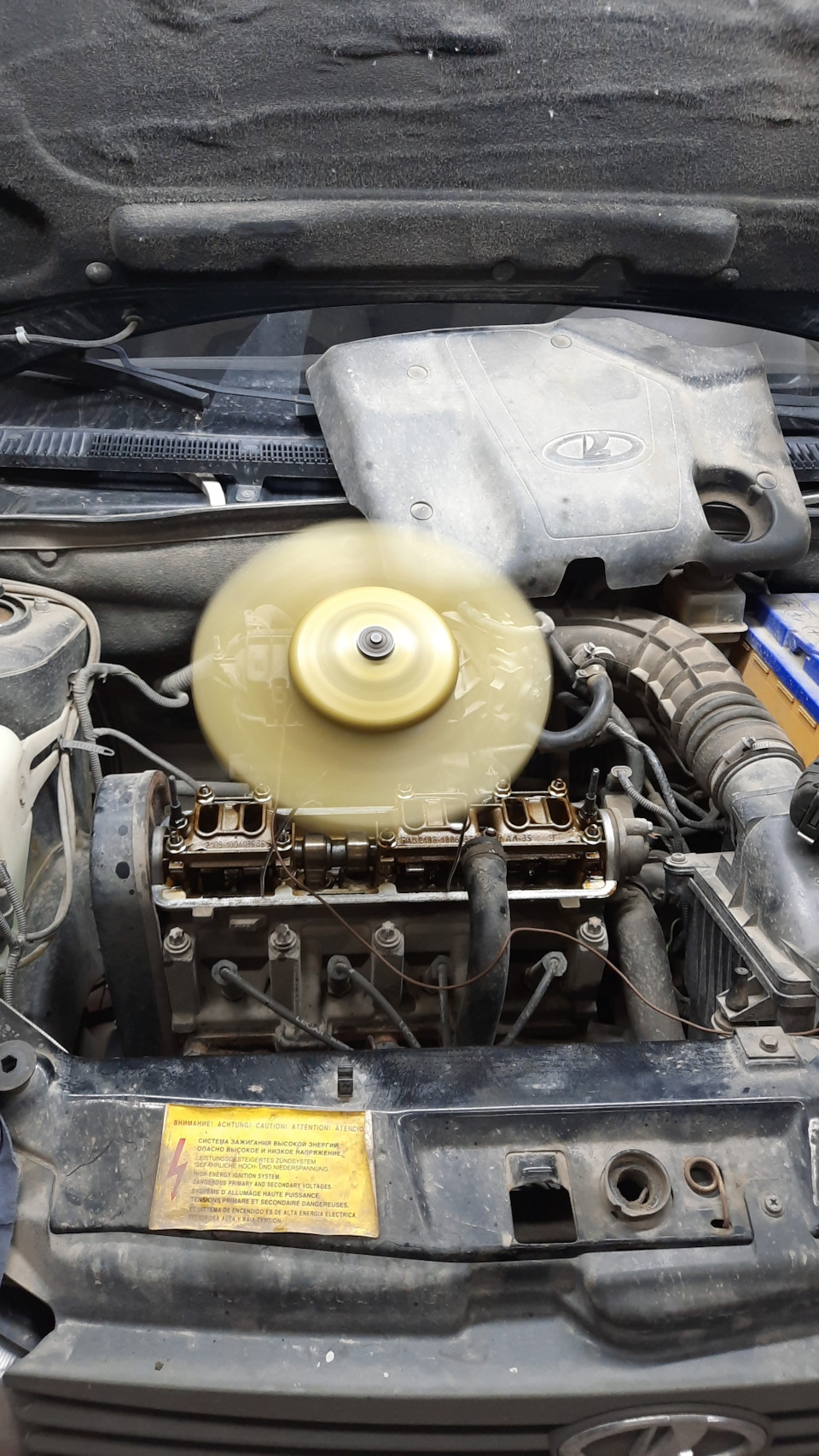 Регулировка клапанов в СТО — LADA Калина универсал, 1,6 л., 2010 года ...