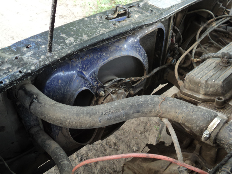 Установка кожуха и вентилятора от ИЖ-Ода на Фелицию — Skoda Felicia, 1 ...