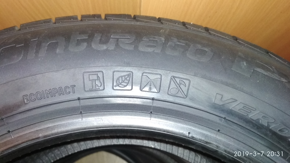 Pirelli Cinturato P1 Verde ECO — Hyundai Solaris (1G), 1,4 л, 2015 года ...
