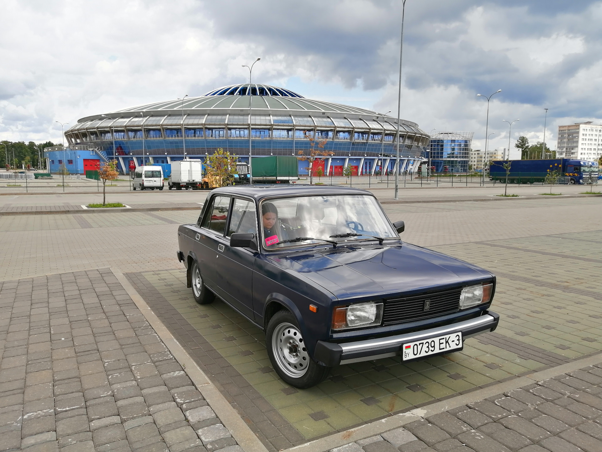 Поездка Гомель — Минск — Гомель с двумя велосипедами — Lada 2105, 1,3 л,  1984 года | покатушки | DRIVE2