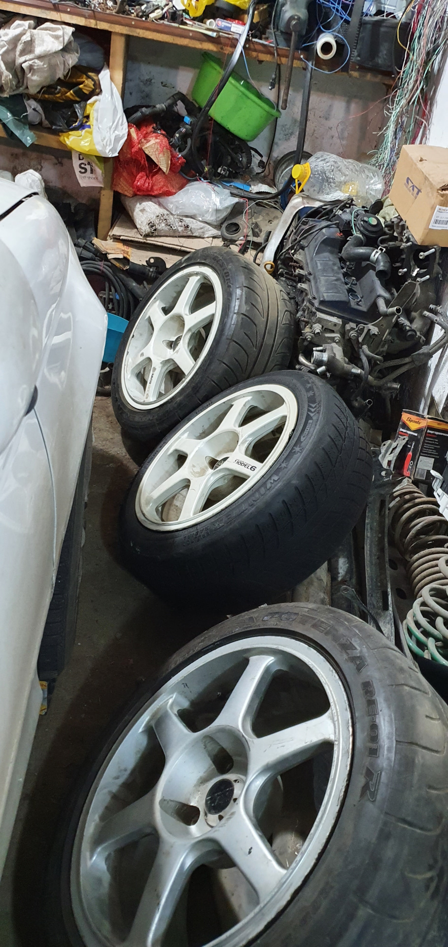 Колёса. — Toyota Corolla (100), 1,6 л, 1998 года | колёсные диски | DRIVE2