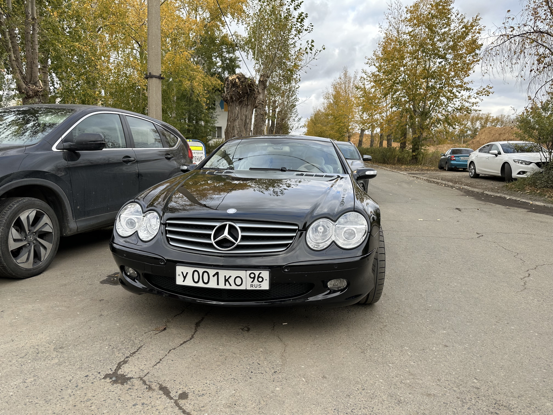 ЛЮБИМОЙ МАШИНЕ — КРАСИВЫЙ НОМЕР! — Mercedes-Benz SL-Class (R230), 3,7 л,  2004 года | наблюдение | DRIVE2