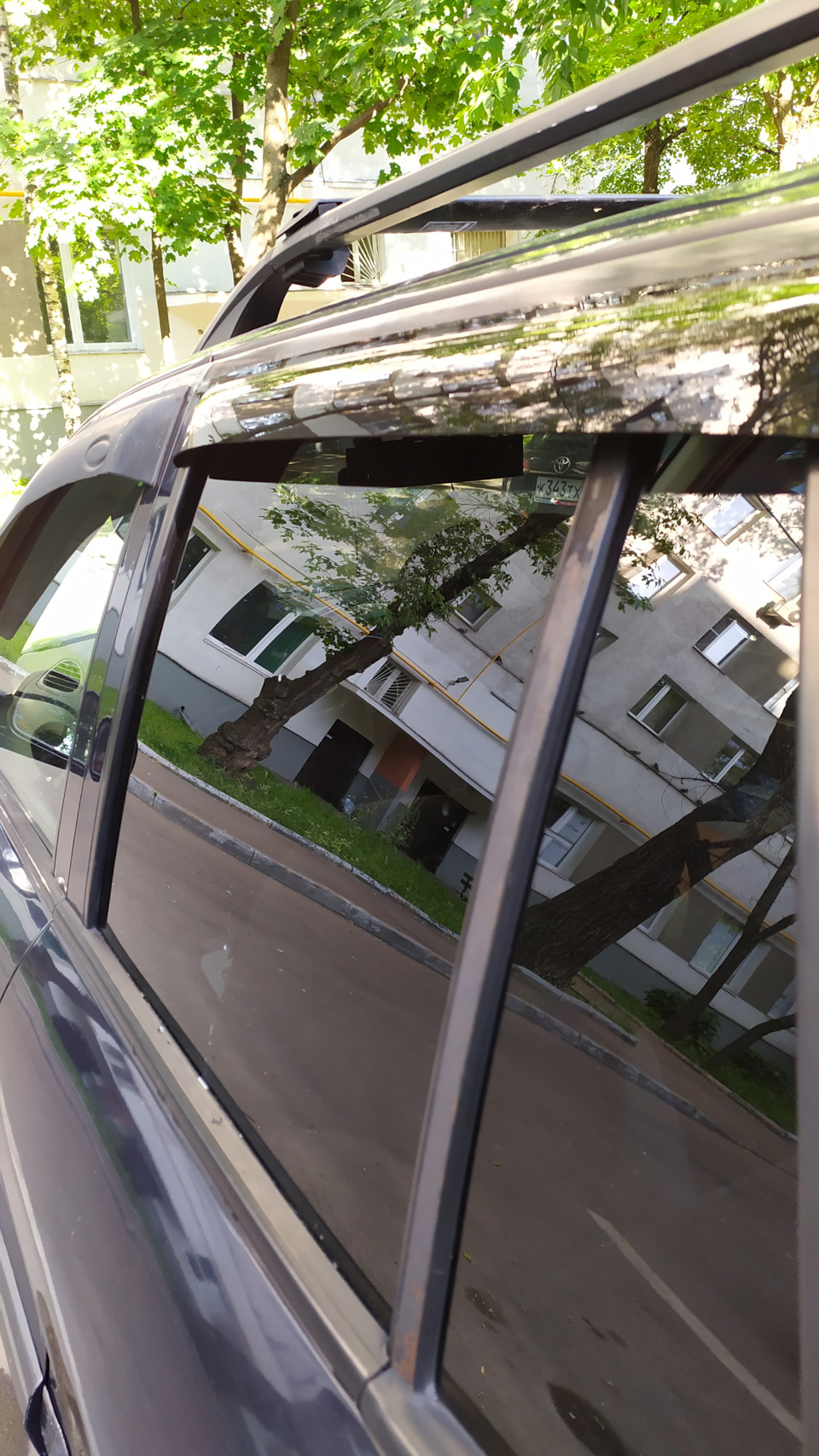 Замена дефлекторов — Hyundai Santa Fe (1G), 2,7 л, 2004 года ...