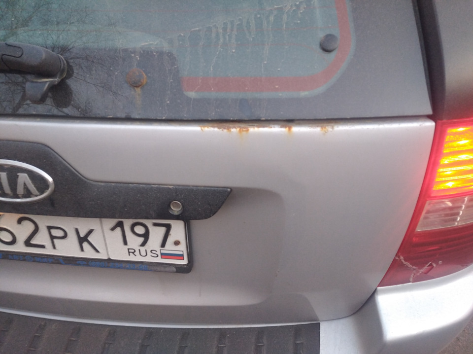 Посоветуйте. Как убрать ржавчину? — KIA Sportage (2G), 1,9 л., 2006 ...