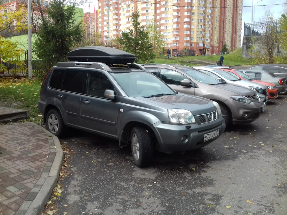 Кофр на крышу — Nissan X-Trail I (t30), 2 л, 2007 года | тюнинг | DRIVE2