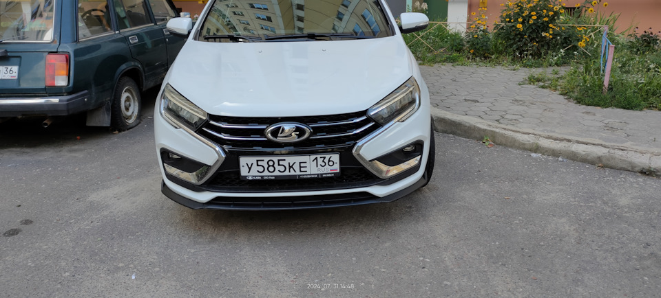 Сплиттер на Весту NG — Lada Vesta (NG), 1,6 л, 2023 года | тюнинг | DRIVE2