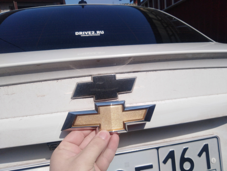 152. Шильдик крышки багажника от Шевролет Круз. — Chevrolet Lacetti ...