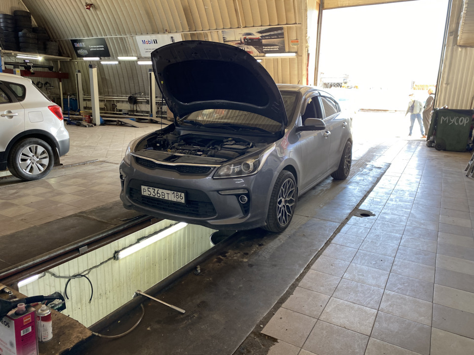 Замена масла АКПП и ДВИГАТЕЛЬ — KIA Rio (4G), 1,6 л, 2018 года ...