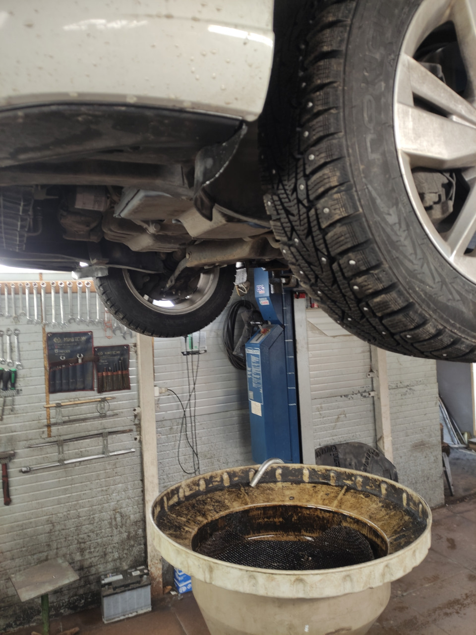 Замена масла в акпп Aisin 09g (qdm) — Volkswagen Polo liftback, 1,6 л ...