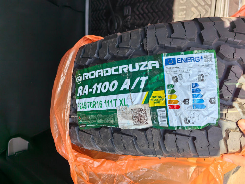 #5 Roadcruza RA-1100 A/T 245/70 R16 покупка и отзыв — УАЗ Patriot, 2,7 ...