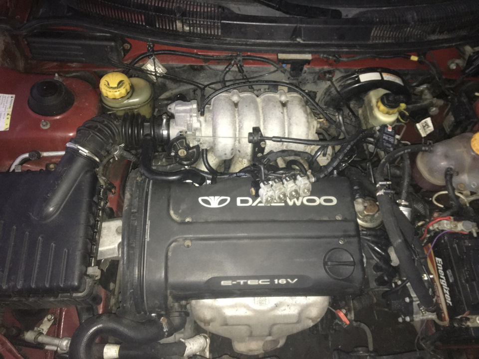 Мойка двигателя и ремонт печки — Daewoo Nubira I, 1,6 л, 1998 года ...
