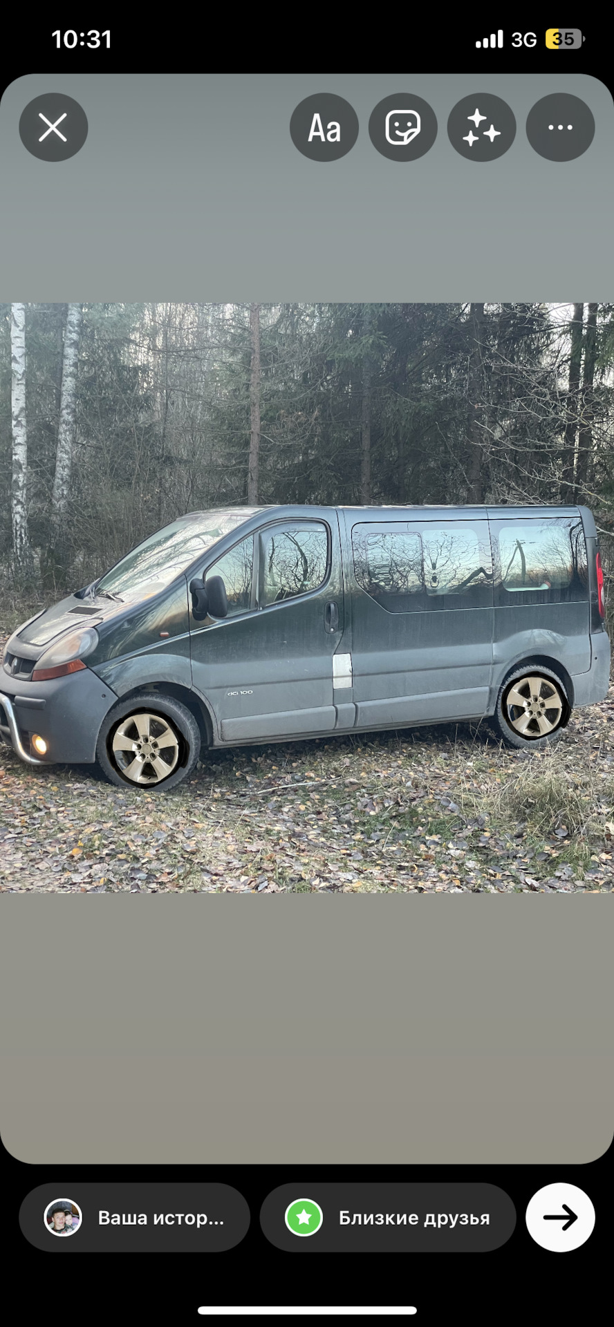 Грубая примерка дисков — Renault Trafic (2G), 1,9 л, 2002 года | колёсные  диски | DRIVE2