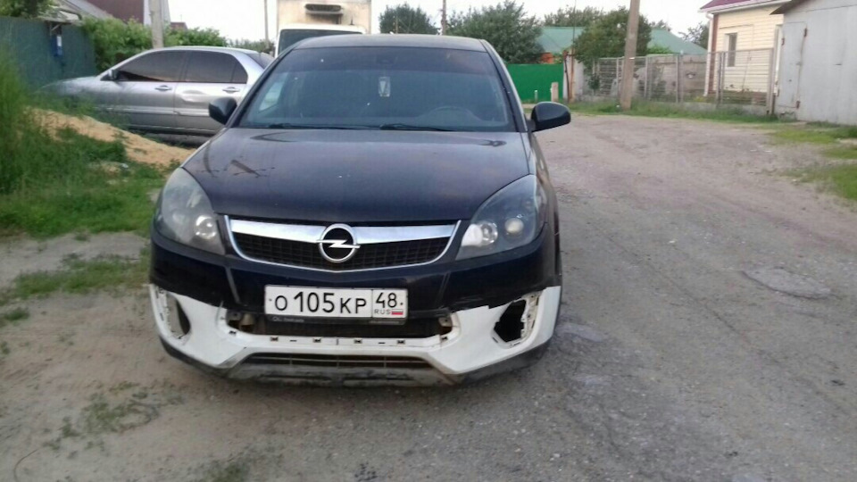 Переделка бампера — Opel Vectra C, 1,8 л, 2008 года | тюнинг | DRIVE2