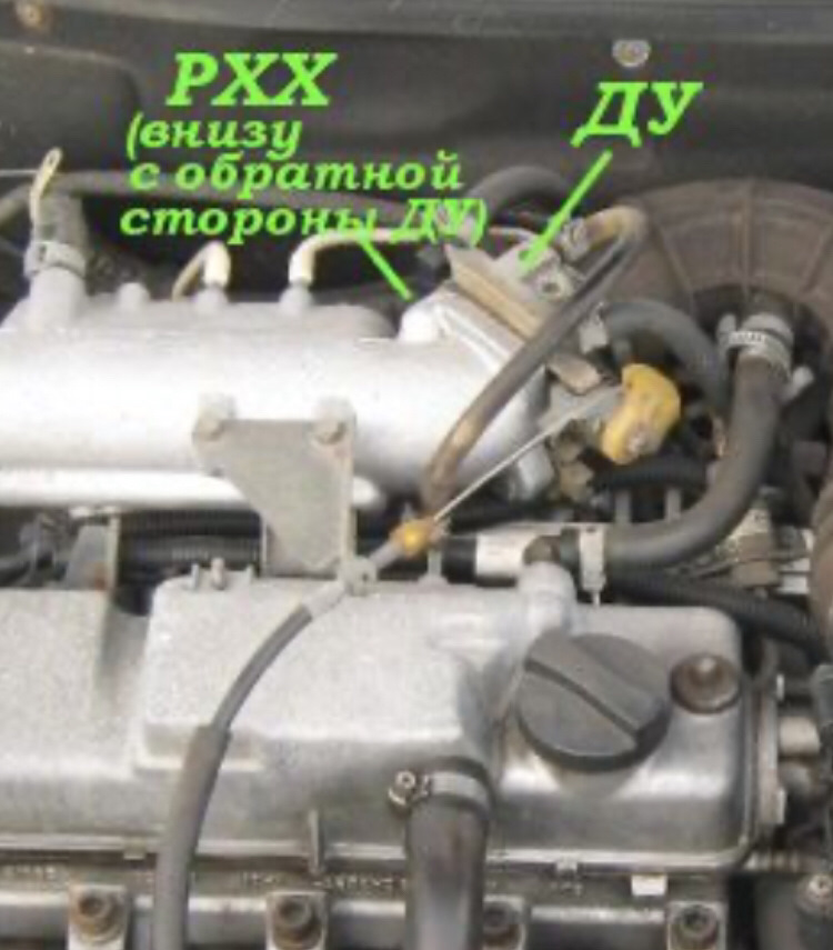 Замена датчика холостого хода! — Lada 21099, 1,5 л, 2001 года ...